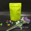 250g Matt Single Color Bolsas Stand Up